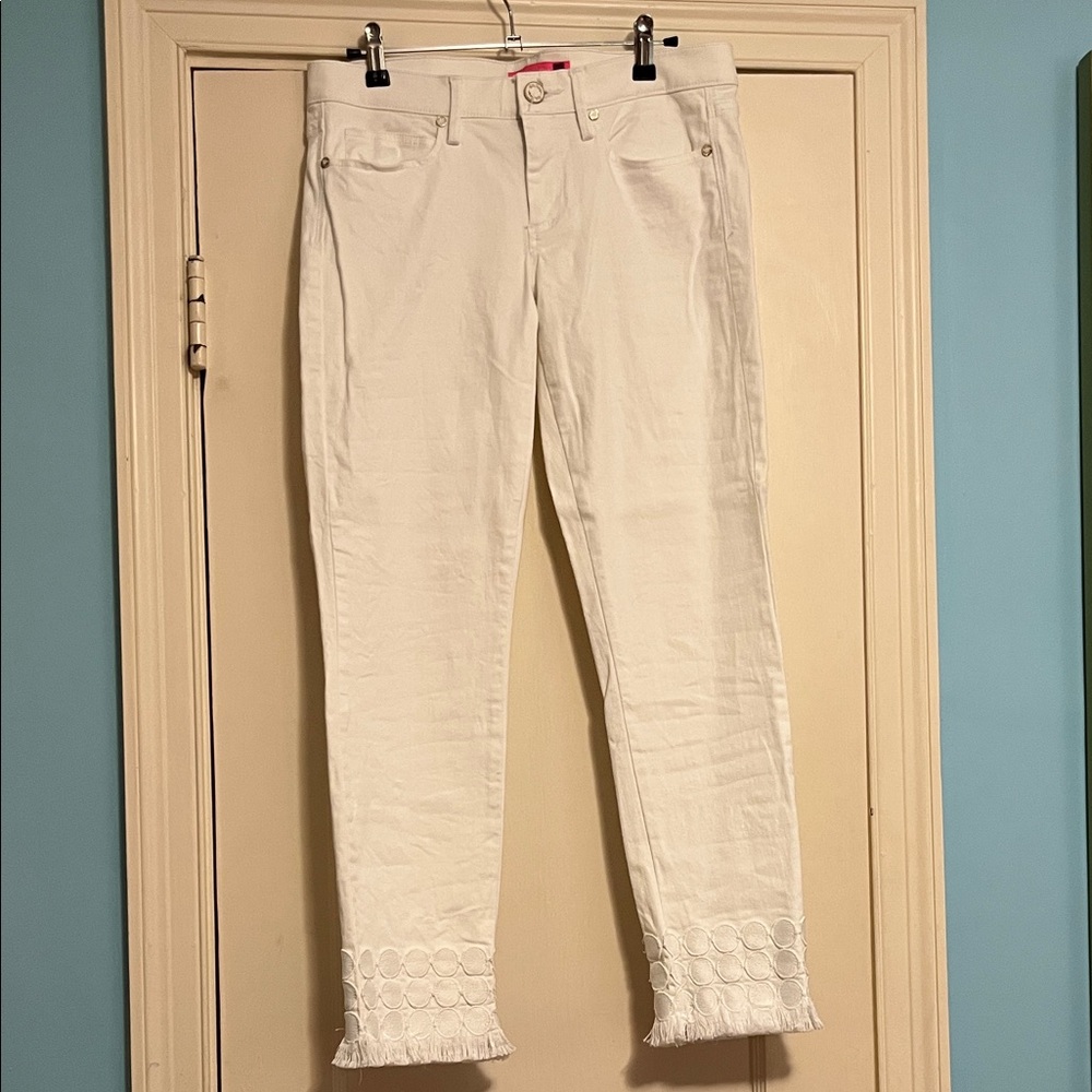 Lilly Pulitzer white jeans